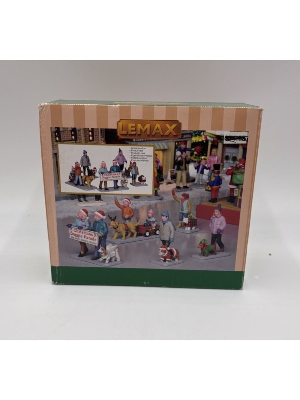 Lemax Christmas Doggie Parade Carole Towne Village City Figures Dogs Set of 5